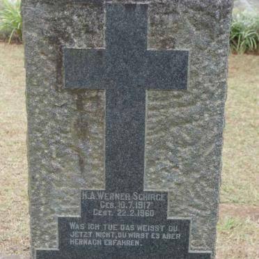 SCHIRGE H.A. Werner 1917-1960