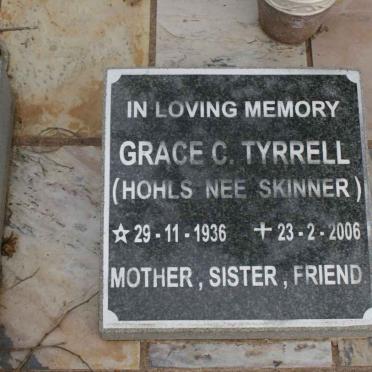 TYRRELL Grace formerly HOHLS nee SKINNER 1936-2006