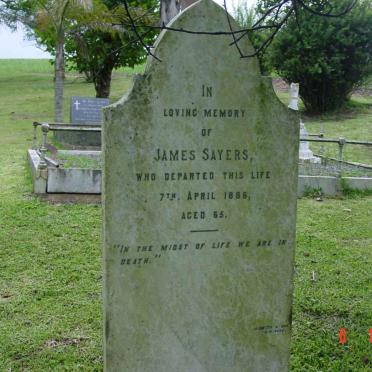 SAYERS James -1886