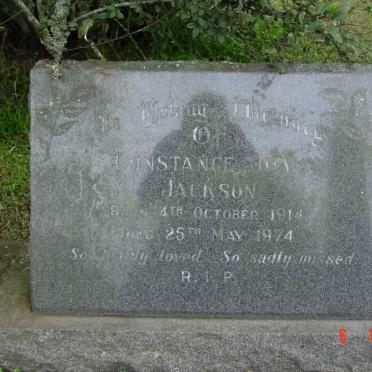 JACKSON Constance Jo? 1914-1974