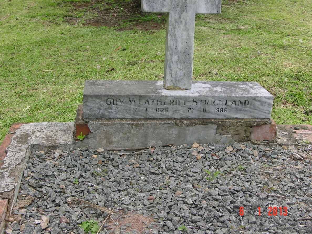 STRICKLAND Guy Weatherill 1926-1986