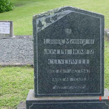 CULVERWELL Joseph Homer -1947