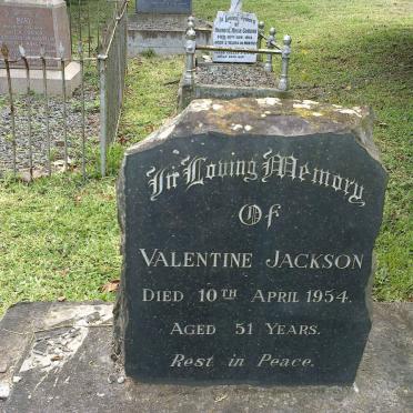 JACKSON Valentine -1954