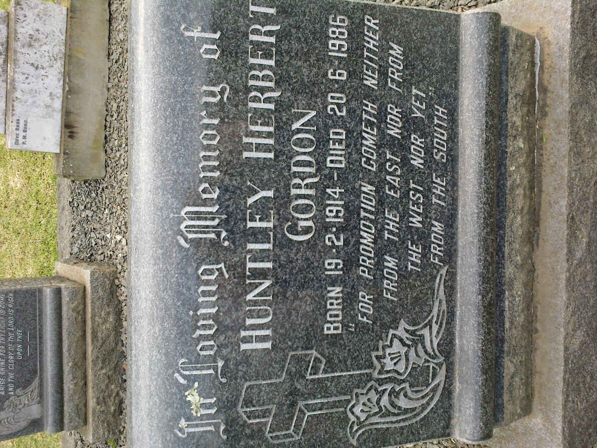 GORDON Huntley Herbert 1914-1986