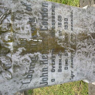 GORDON John Herbert 1858-1930