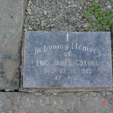 COXHILL Elizabeth Mary -1962 :: COXHILL Eric James -1983 :: BULLOUGH Joan 1918-1993 