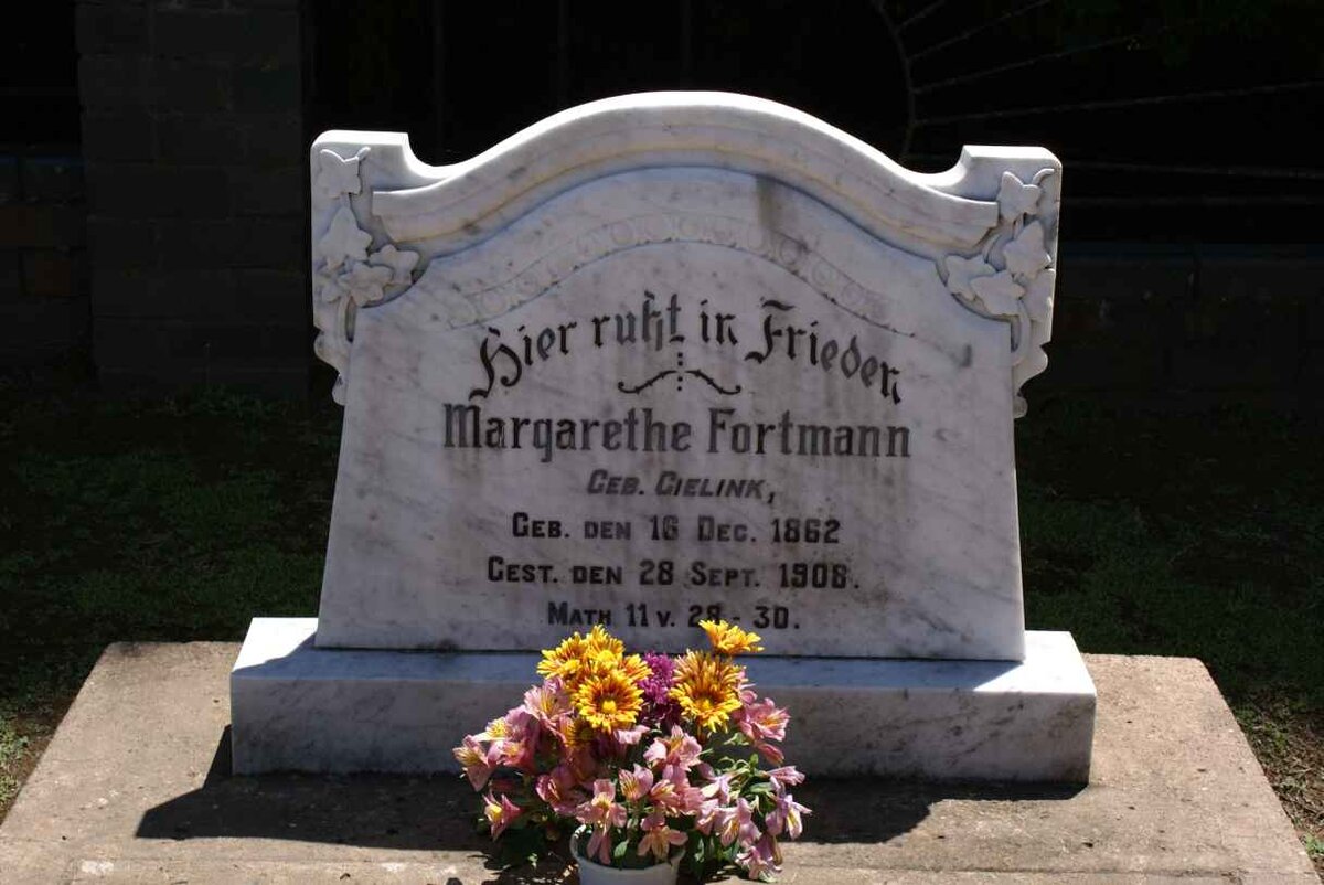 FORTMANN Margarethe nee GIELINK 1862-1908