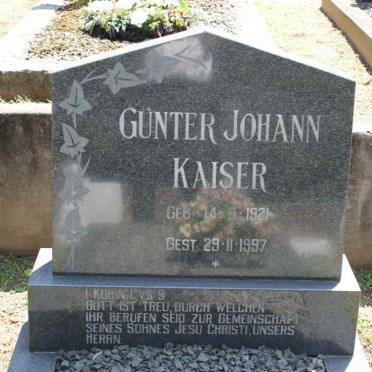KAISER Gunter Johann 1921-1997