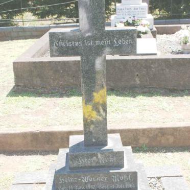 MUHL Heinz-Werner 1932-1961