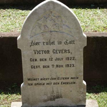 GEVERS Victor 1922-1923