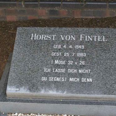 FINTEL Horst, von 1949-1983