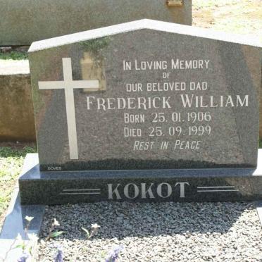 KOKOT Frederick William 1906-1999