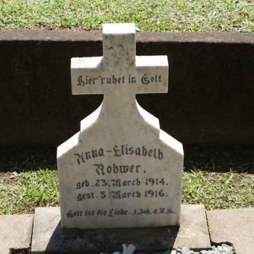 ROHWER Anna-Elisabeth 1914-1916