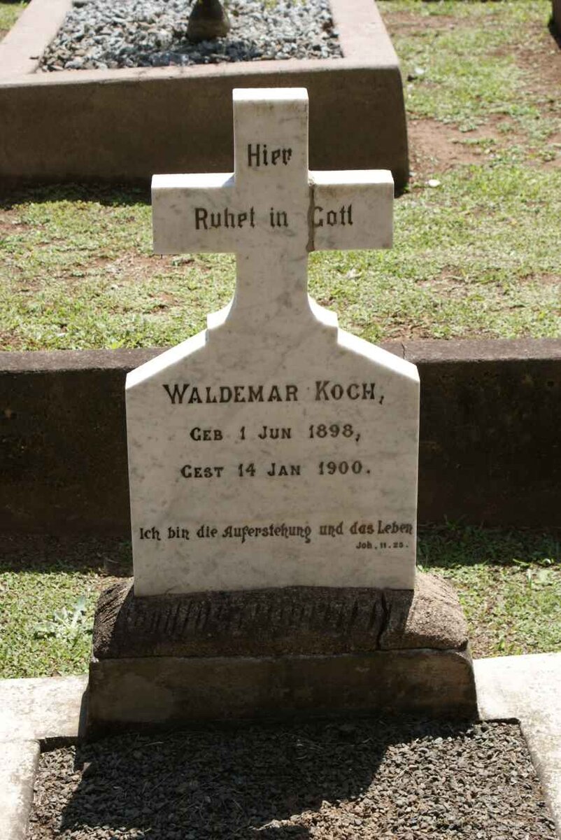 KOCH Waldemar 1898-1900