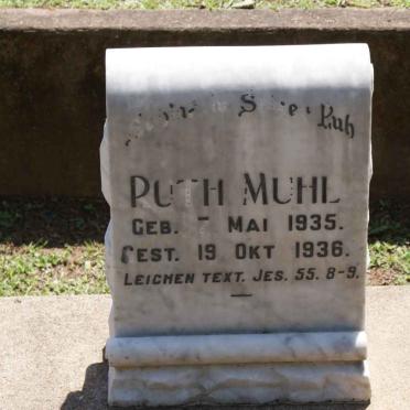 MUHL Ruth 1935-1936