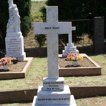 PETERS Alwine Magdalene nee MEYER 1911-1940