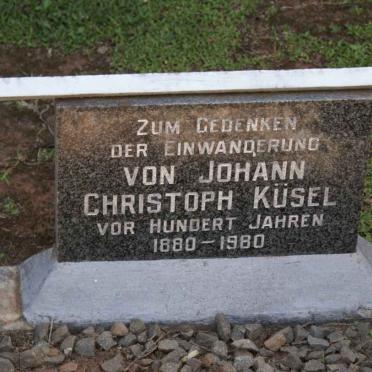 KUSEL Johann Christoph 1880-1980