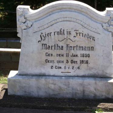 FORTMANN Martha 1890-1916