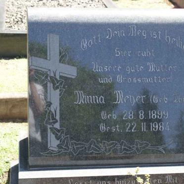 MEYER Minna nee THIES 1899-1984