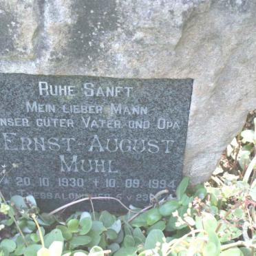 MUHL Ernst August 1930-1994