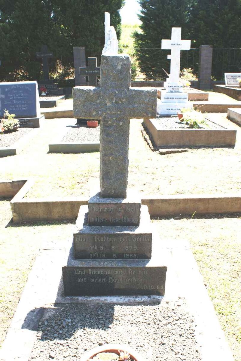 ROHWER Anne nee ?  1879-1965