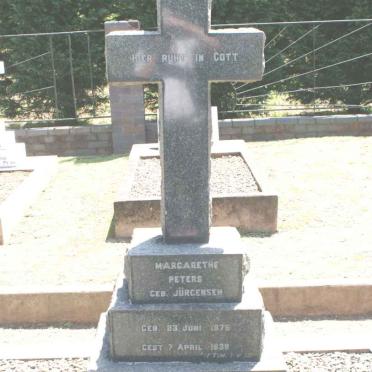 PETERS Margarethe nee JURGENSEN 1876-1939