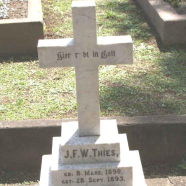 THIES J.F.W. 1890-1893