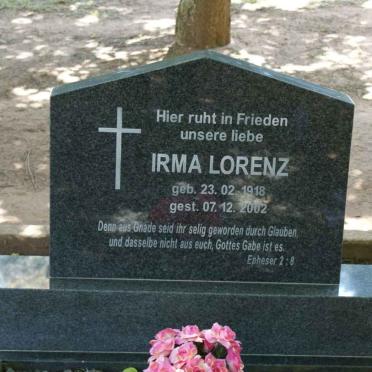 LORENZ Irma 1918-2002
