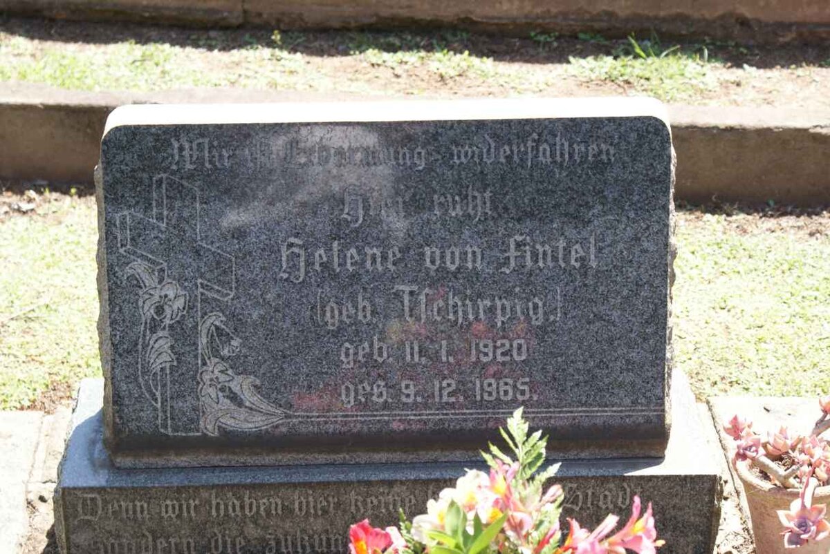FINTEL Helene, von nee TSCHIRPIG 1920-1965