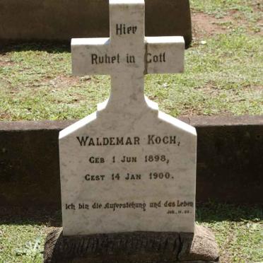 KOCH Waldemar 1898-1900