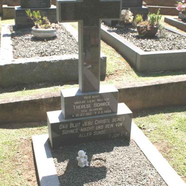 SCHIRGE Therese nee BEHRENS 1912-1995