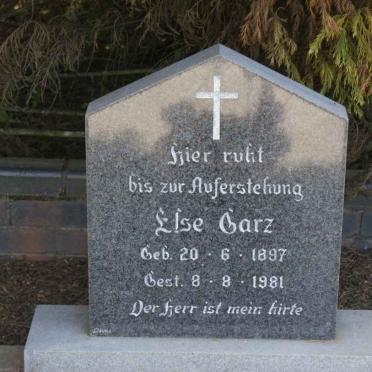 GARZ Else 1897-1981
