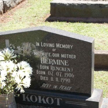 KOKOT Hermine nee RENCKEN 1906-1990