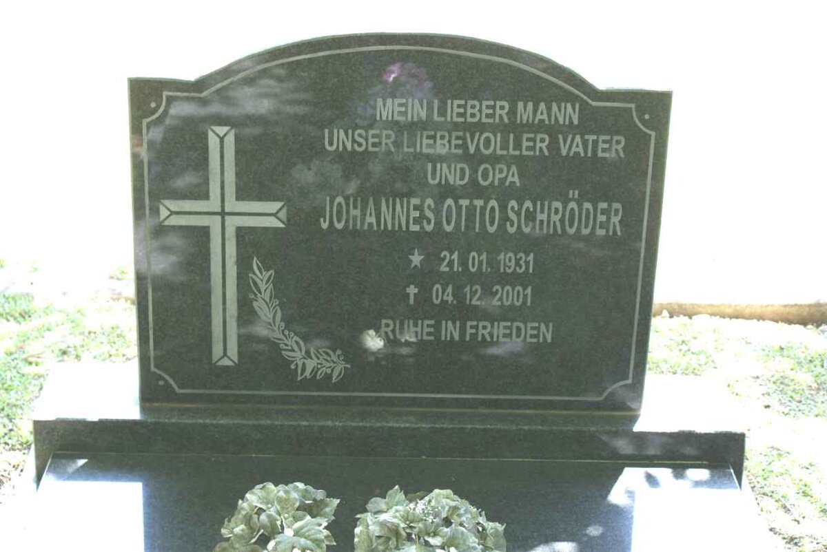 SCHRODER Johannes Otto 1931-2001