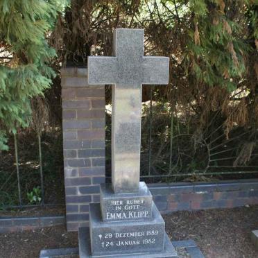 KLIPP Emma 1889-1982