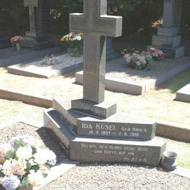 KUSEL Ida nee HOHLS 1897-1988