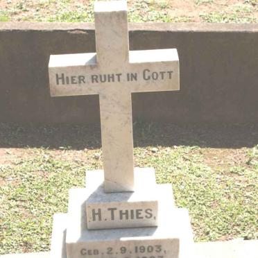 THIES H. 1903-1903