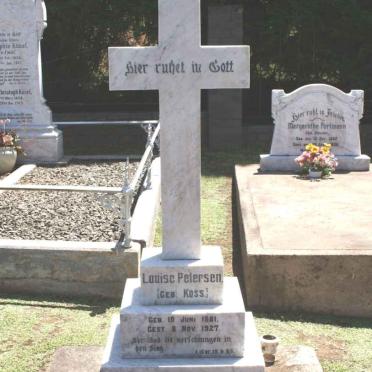 PETERSEN Louise nee KOSS 1881-1927