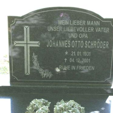 SCHRODER Johannes Otto 1931-2001