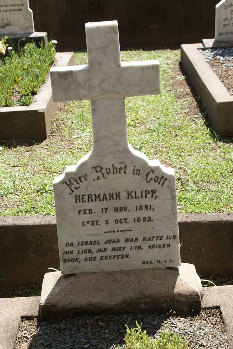 KLIPP Hermann 1891-1893