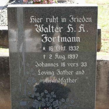 FORTMANN Walter H.A. 1932-1997