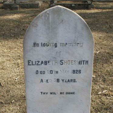 SHOESMITH Elizabeth -1926