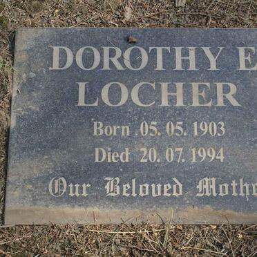 LOCHER Dorothy E. 1903-1994