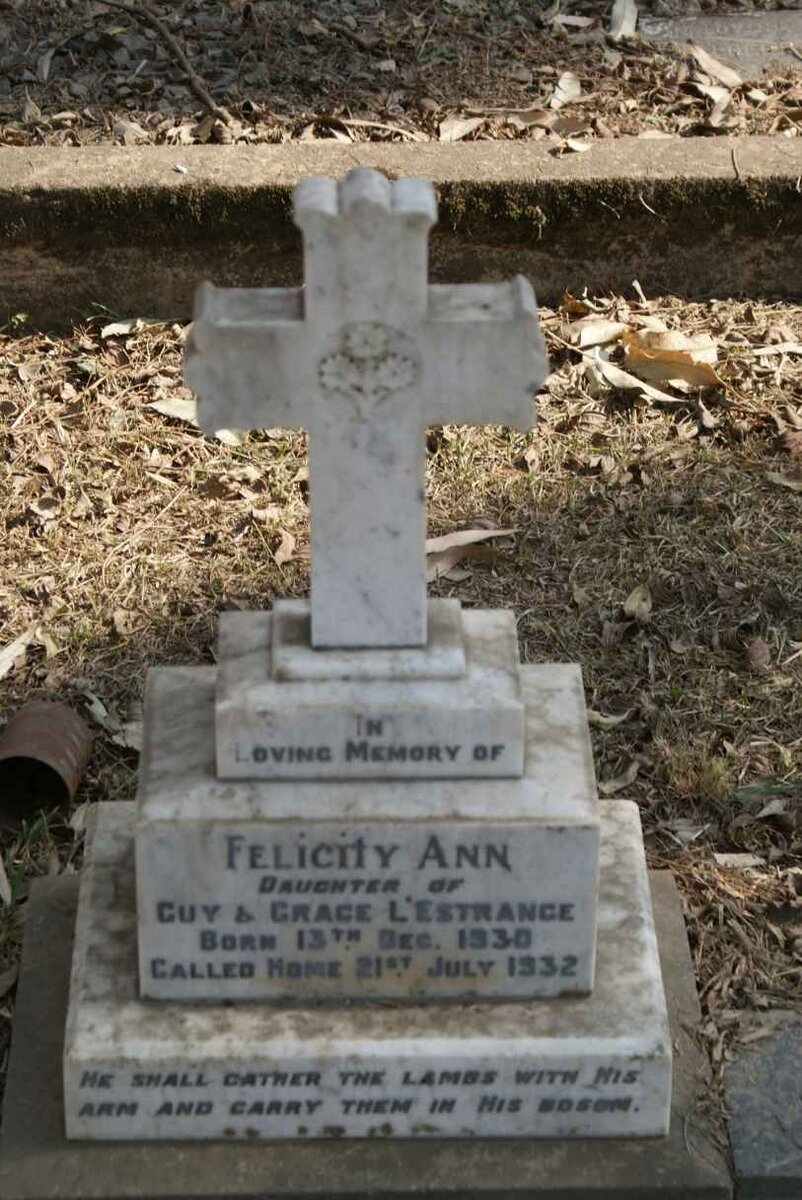 L'ESTRANGE Felicity Ann 1930-1932