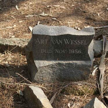 WESSEL Art, van -1956