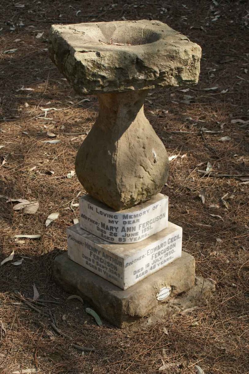 FERGUSON Henry Arthur -1948 &amp; Mary Ann -1951 :: FERGUSON Edward Cecil -1950