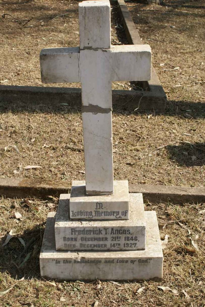 ANGUS Frederick T. 1846-1927