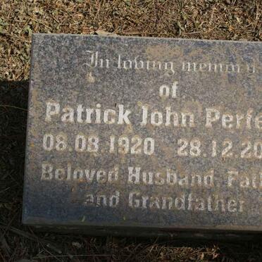 PERFECT Patrick John 1920-2002