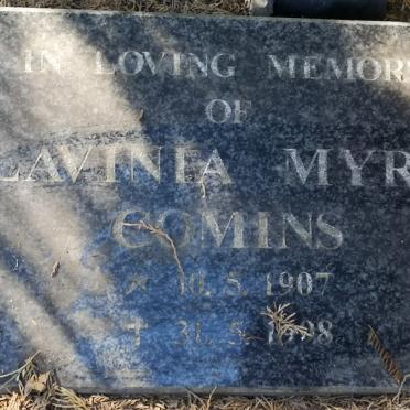 COMINS Lavinia Myra 1907-1998