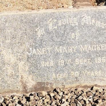 MACKENZIE Janet Mary  -1966
